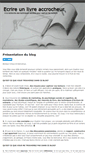 Mobile Screenshot of ecrire-un-livre-accrocheur.com